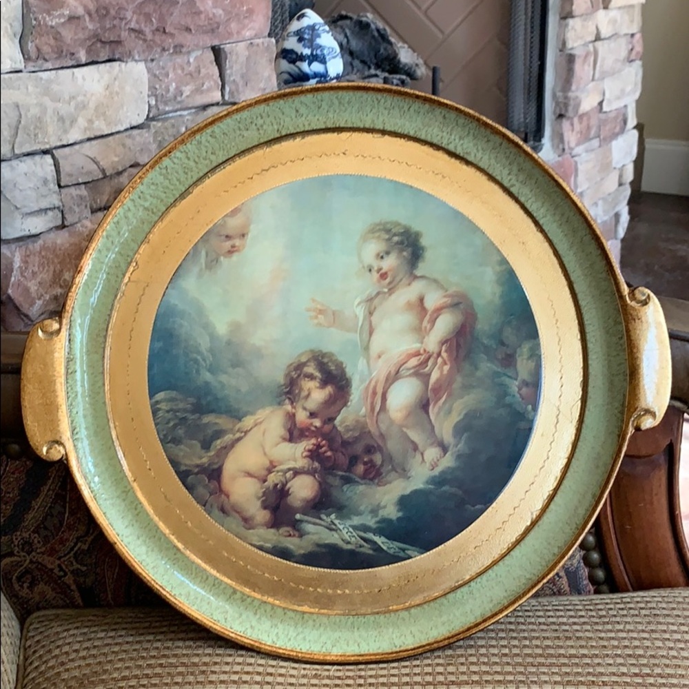 Cherub Tray Neiman Marcus